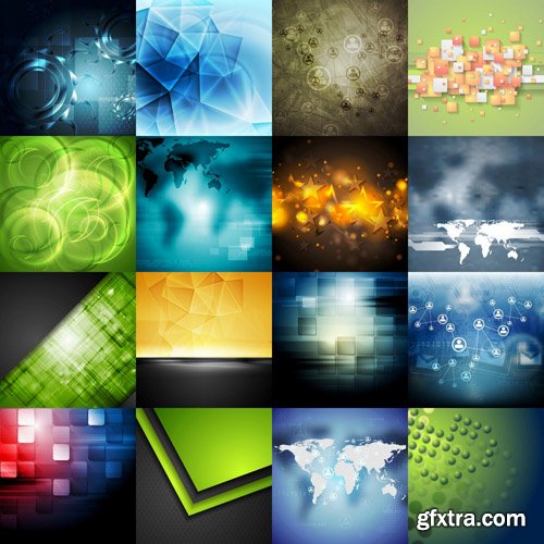 Abstract Background Collection#30 - 25 Vector