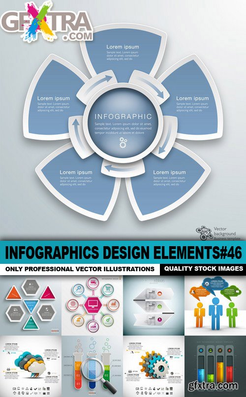 Infographics Design Elements#46 - 25 Vector