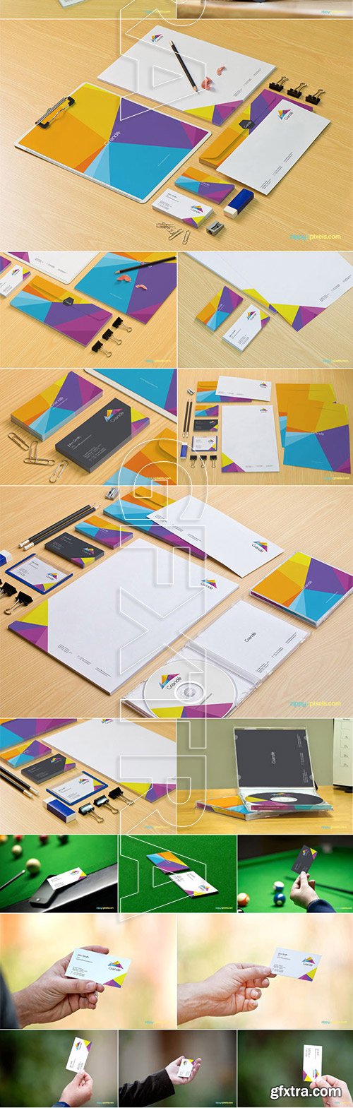 48 Stationery Mockups - Zippypixels