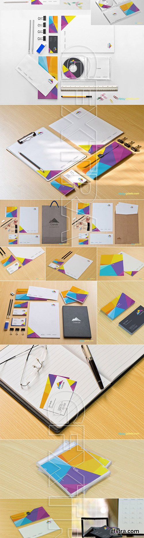 48 Stationery Mockups - Zippypixels