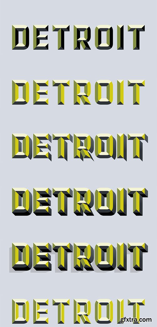 Detroit Font Family - 12 Fonts $950