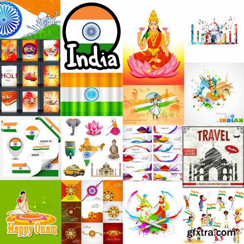 India Sign &amp; Symbols - 25 Vector