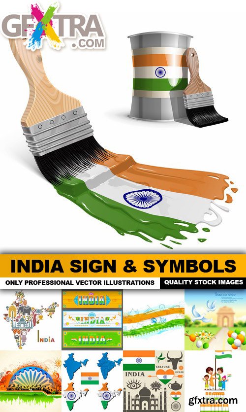 India Sign &amp; Symbols - 25 Vector