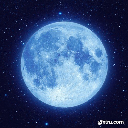 Stock Photos - Moon, 25xJPG