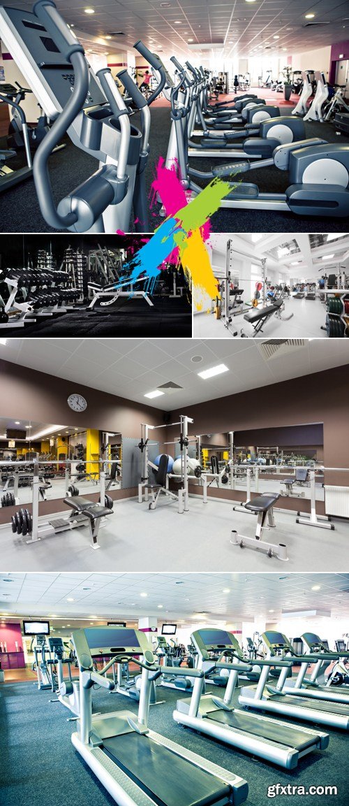 Stock Photo - Modern Gym Interior