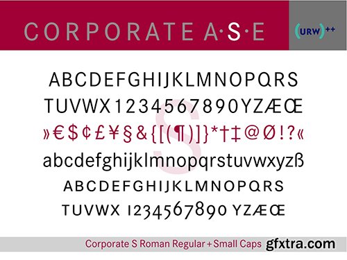 Corporate A S E Typeface Trilogy Font Collection - 53 Font $4770