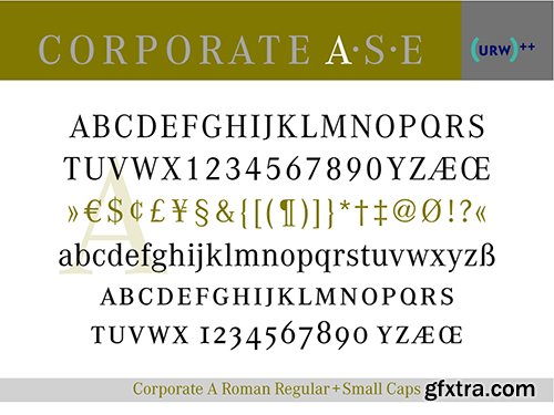 Corporate A S E Typeface Trilogy Font Collection - 53 Font $4770