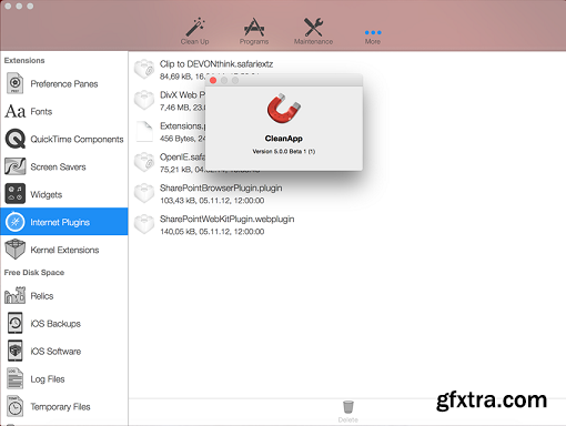 CleanApp 5.0.0 B1 (Mac OS X)