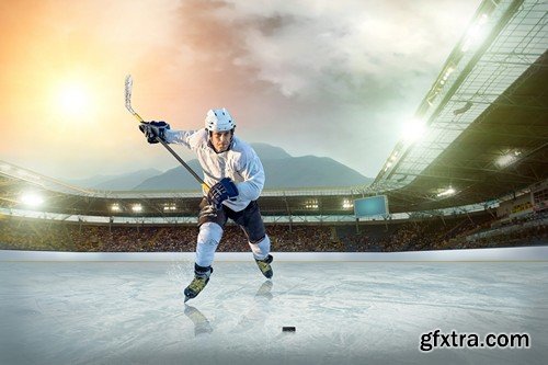 Stock Photos - Hockey 2, 25xJPG