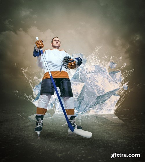 Stock Photos - Hockey 2, 25xJPG