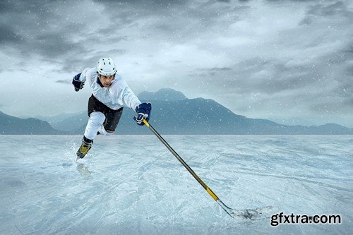 Stock Photos - Hockey 2, 25xJPG