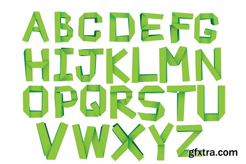 Stock Vectors - Alphabet 4, 25xEPS