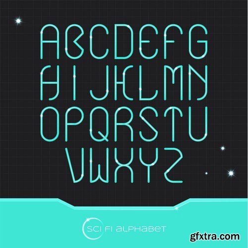 Stock Vectors - Alphabet 4, 25xEPS