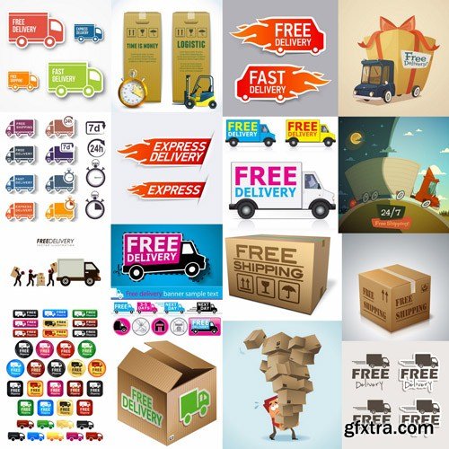 Delivery Collection - 25 Vector