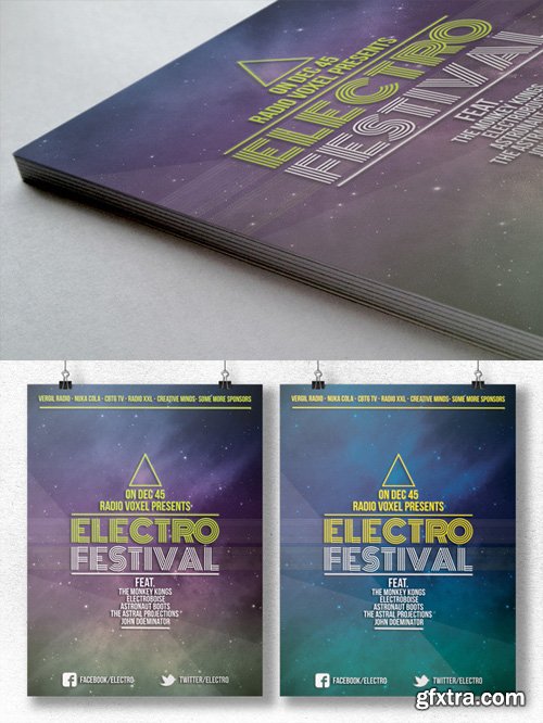 Electro Flyer Template