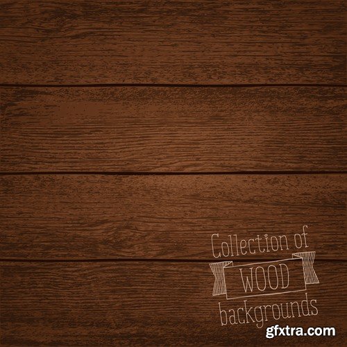 Stock Vectors - Wood Textures 3, 25xEPS