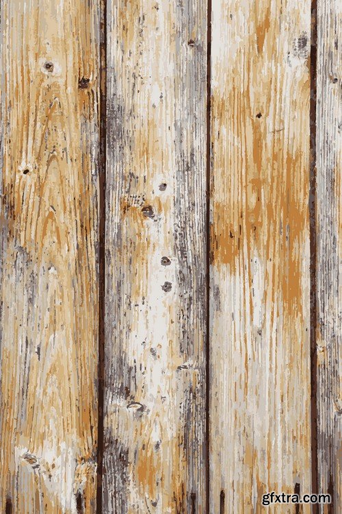 Stock Vectors - Wood Textures 3, 25xEPS