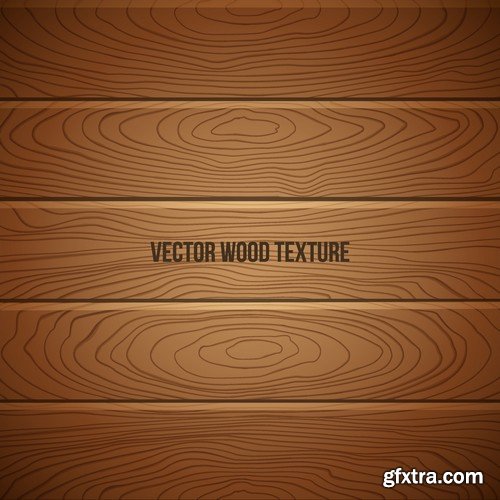 Stock Vectors - Wood Textures 3, 25xEPS