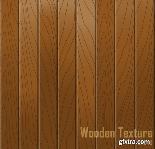 Stock Vectors - Wood Textures 3, 25xEPS