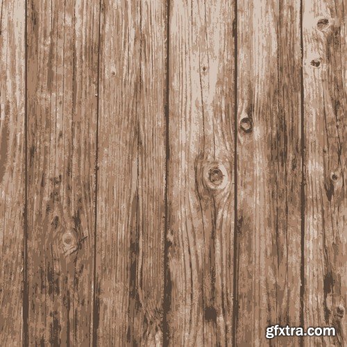 Stock Vectors - Wood Textures 3, 25xEPS