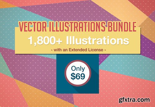 Vector Illustrations Bundle 1800 Illustrations