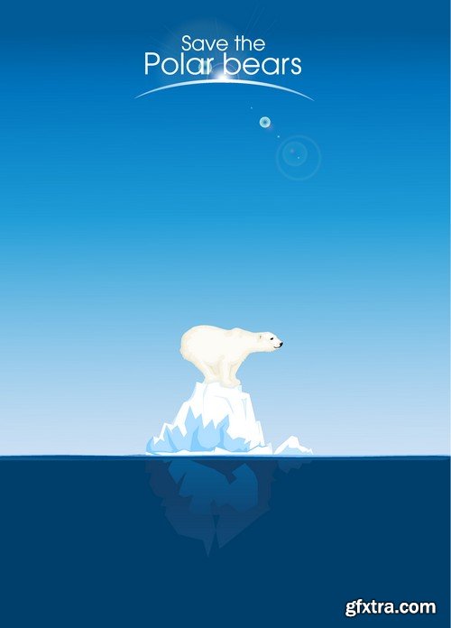 Stock Vectors - Iceberg, 25xEPS