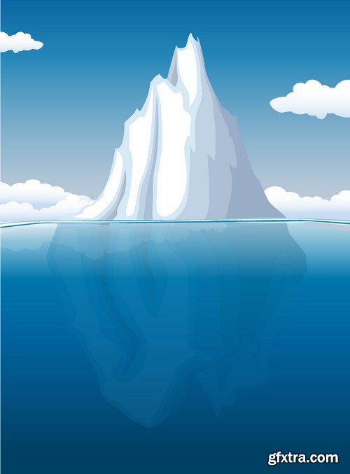 Stock Vectors - Iceberg, 25xEPS