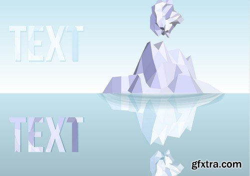 Stock Vectors - Iceberg, 25xEPS