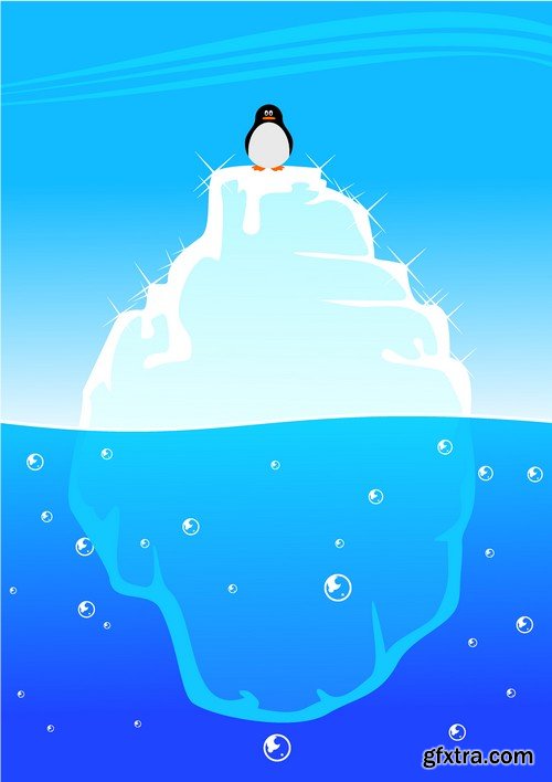 Stock Vectors - Iceberg, 25xEPS