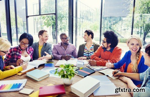 Stock Photos - The creative team in process, 25xJPG