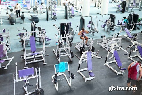 Stock Photos - Gym, 25xJPG