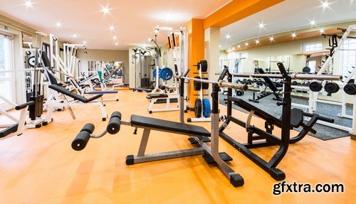 Stock Photos - Gym, 25xJPG