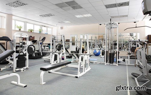 Stock Photos - Gym, 25xJPG