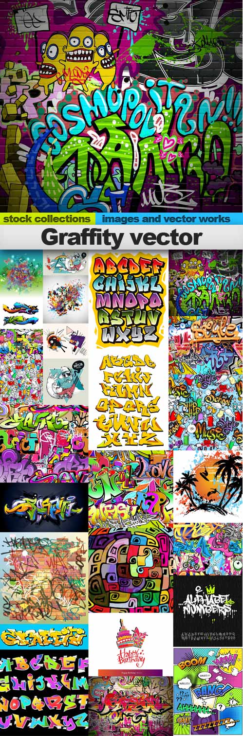 Graffity vector,25 x EPS