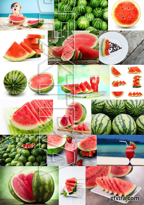 Stock Photos - Watermelon, 25xJPG