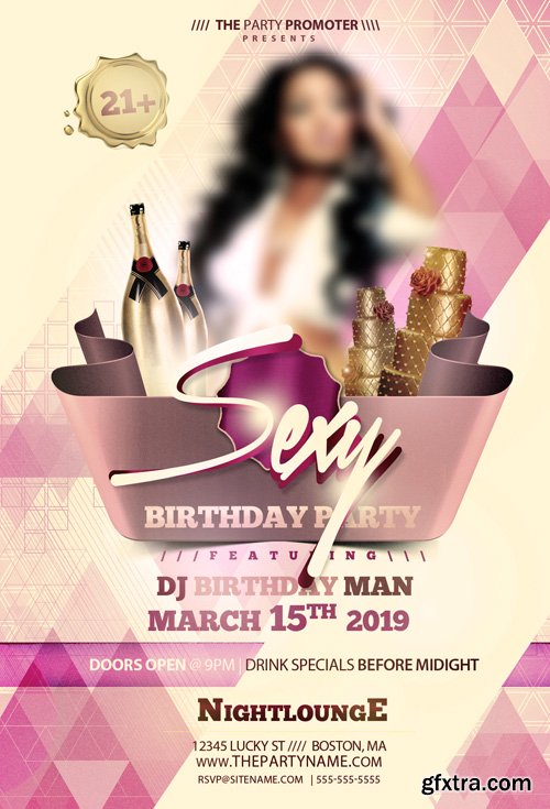 Sexy Birthday Flyer Template