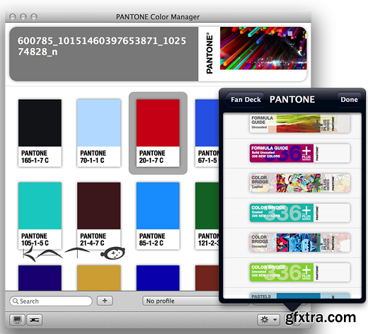 Pantone Color Manager 2.1.0 (730) MacOSX