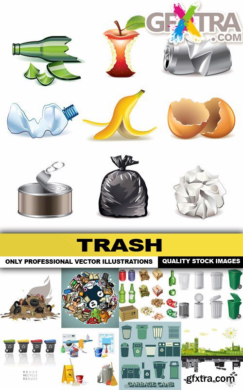 Trash - 25 Vector