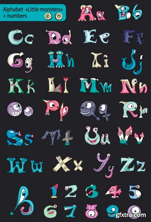 Vector Alphabet - 25x EPS