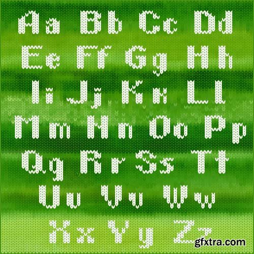 Vector Alphabet - 25x EPS