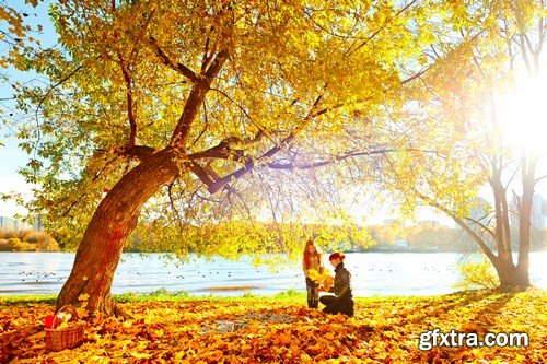 Stock Photos - Autumn scenery, 25xJPG