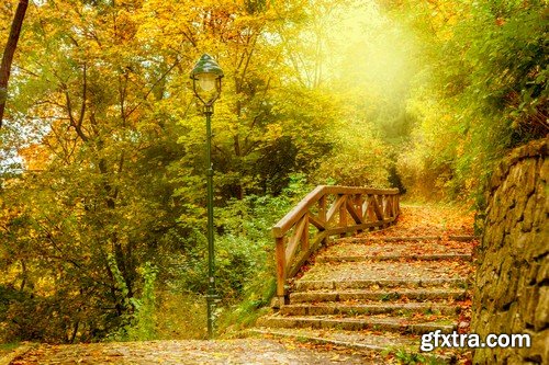 Stock Photos - Autumn scenery, 25xJPG