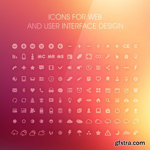 Stock Vectors - Huge universal collection icon sets, 25xEPS