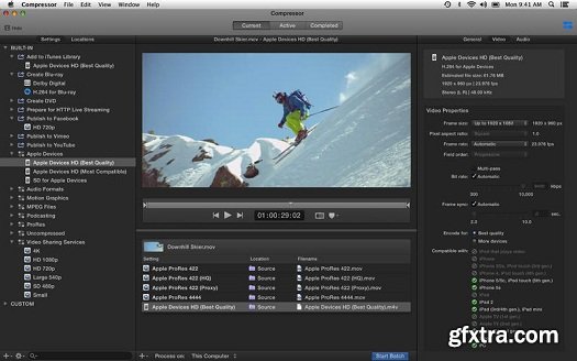 Final Cut Pro x 10.1.3 + Motion 5.1.2 + compressor 4.1.3 + mLooks Bundle