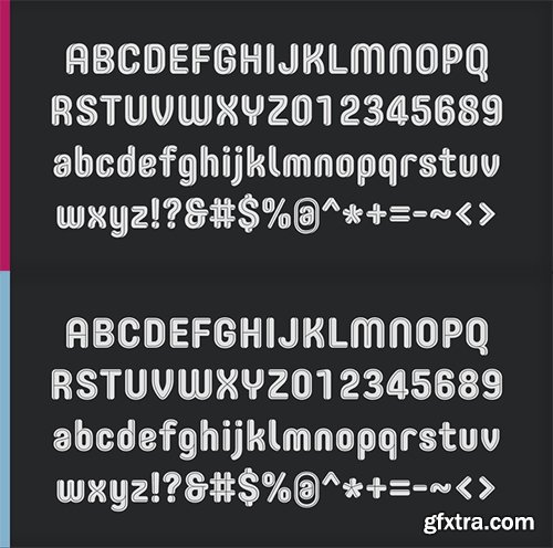 Core Escher Font Family - 6 Font 70$