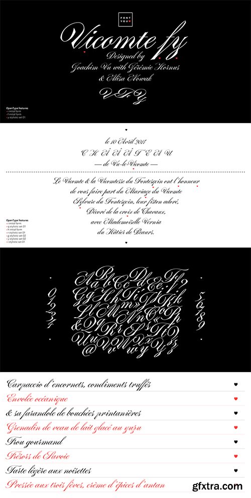 Vicomte FY Font - 1 Font 35$