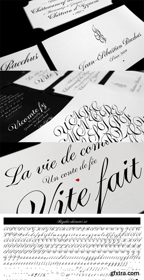 Vicomte FY Font - 1 Font 35$