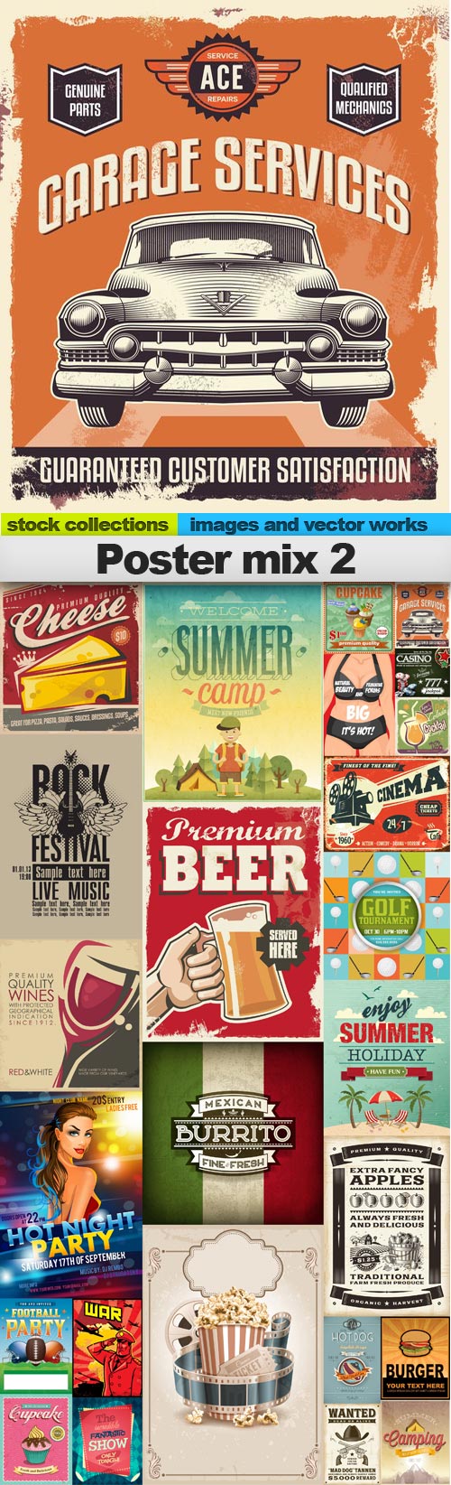 Poster mix 2, 25 x EPS