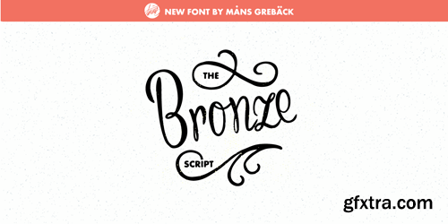 Bronze Script Font for $59