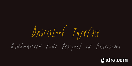 Bratislove Font Family - 3 Fonts for $105